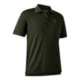Deerhunter Climate Polo Shirt with 37.5® Technology Forest Ember