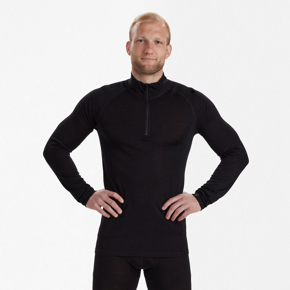 Deerhunter Quinn Merino ½-Zip Unterhemd