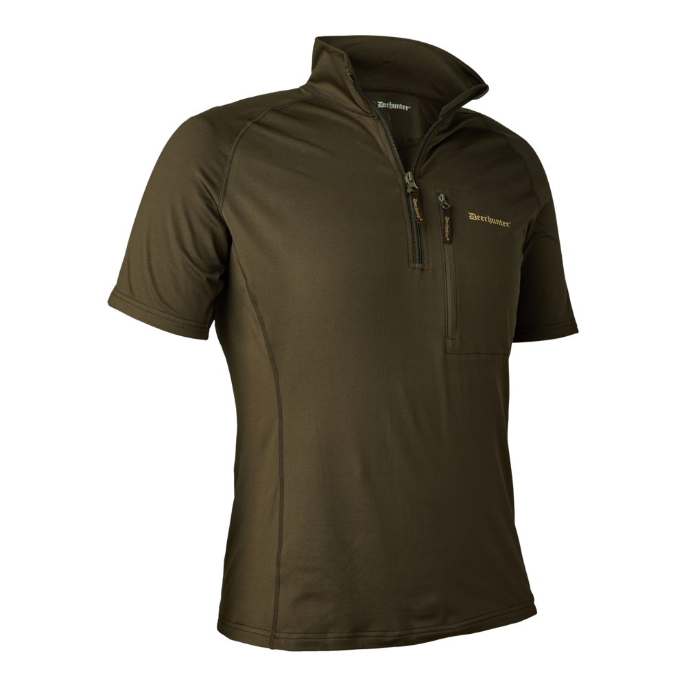 Deerhunter Excape Insulated T-shirt with zip-neck - Beowald Store