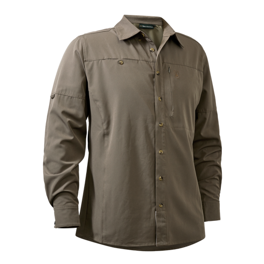 Deerhunter Canopy Shirt and Trousers set Stone Grey