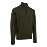 Deerhunter Harrington 1/2-Zip Knit Sweater Forest Ember Melange
