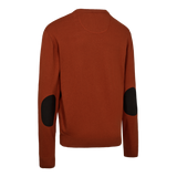 Deerhunter Harrington V-neck Knitted Sweater Oak Rust Melange