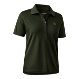 Deerhunter Lady Climate polo shirt with 37.5® Technology Forest Ember