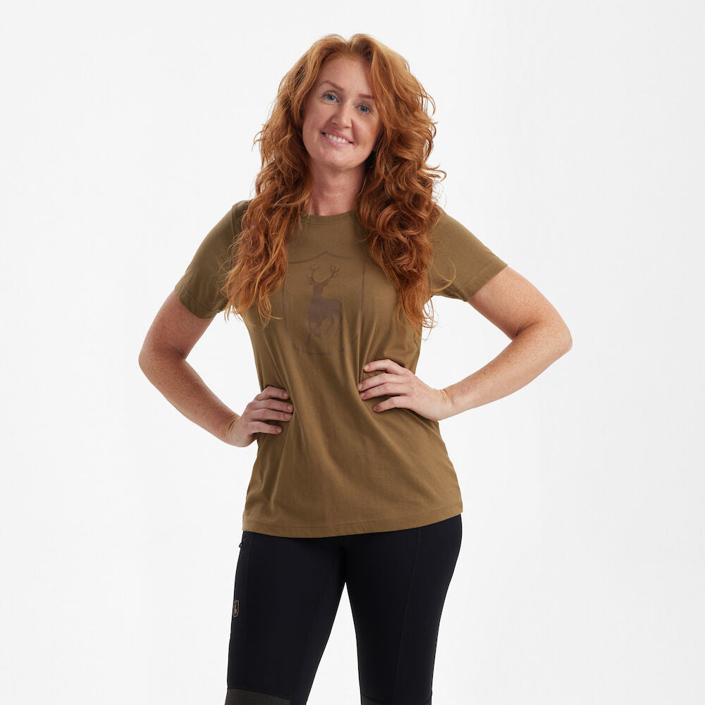 Deerhunter Lady Logo T-Shirt Butternut