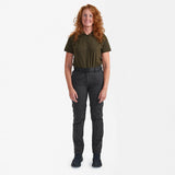Deerhunter Lady Slogen zip-off pants Black Ink