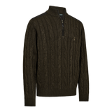 Deerhunter Randall 1/2-Zip Knit Sweater Art Green