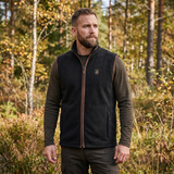 Deerhunter Cumbria Fleece Vest Anthracite Grey