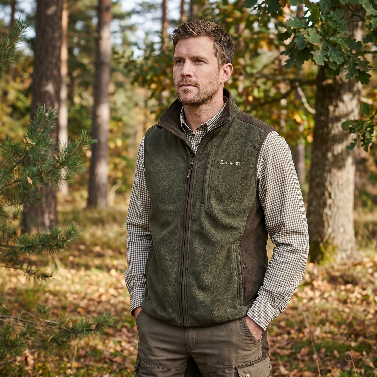 Deerhunter Gamekeeper Bonded Fleece Waistcoat