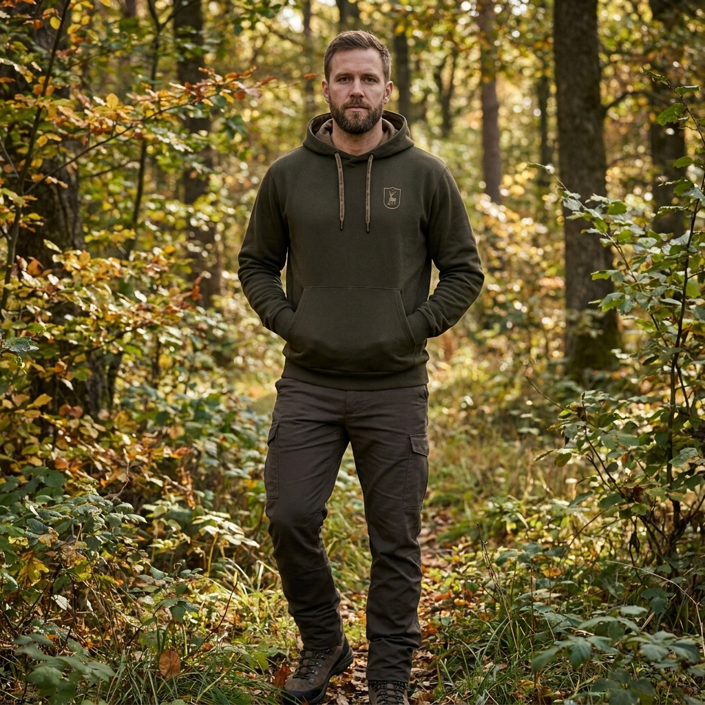 Deerhunter Logo Hoodie Fallen Leaf