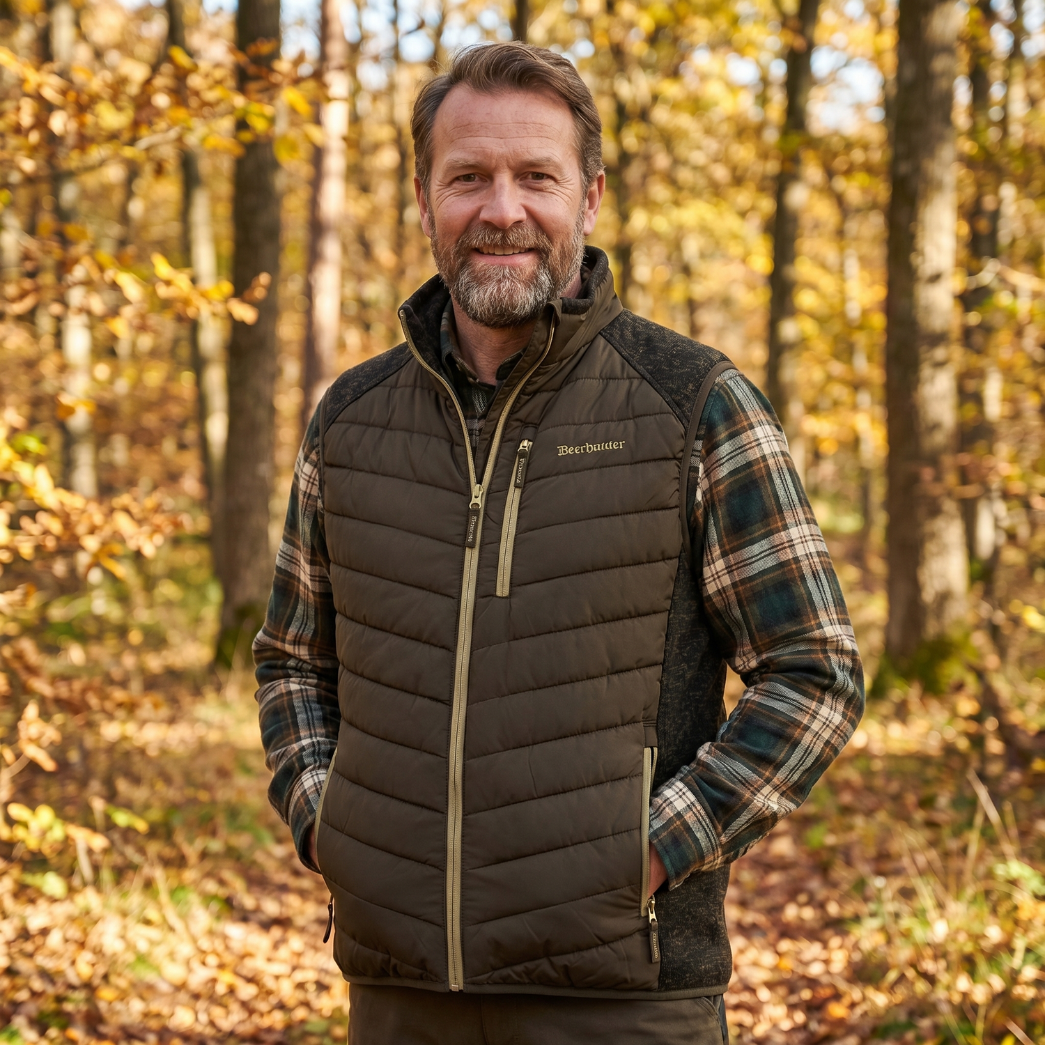 Deerhunter Moor Padded Vest Fallen Leaf