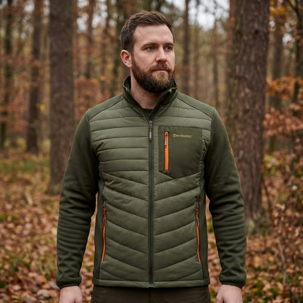 ジャケット・アウター ULTERIOR POWDERY WEATHER PADDED HUNTING Deerhunter Chamois Padded Jacket – Insulated Hunting Layer