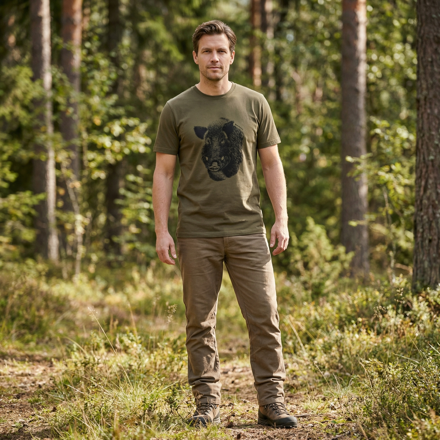 Deerhunter Jaxon T-shirt - Glen Green