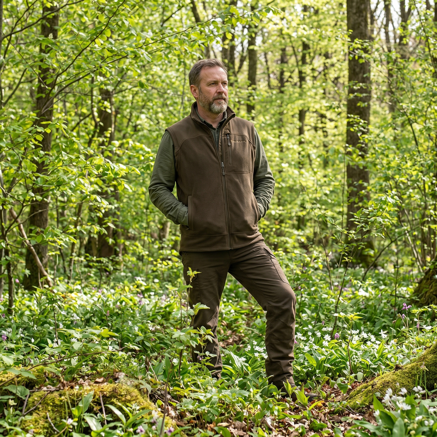 Deerhunter Muflon Pro Fleece Vest Art Green